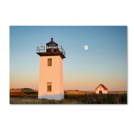 Michael Blanchette Photography 'Moon Over Wood End' Canvas Art,22x32